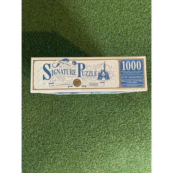 Disney Parks Signature Jigsaw Puzzle Little Mermaid 35th Anniversary 1000 Pieces - Picture 2 of 3